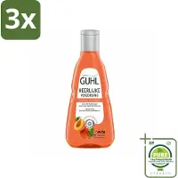 Guhl 3 x - Shampoo - Heerlijke Verzorging - 250 ml - Grootverpakking - Haarverzorging - Shampoo - - Conditioner - Glanzend Haar