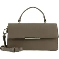 Ted Baker Leer schoudertas handtas Rennye Elongated Bar Detail Cross Body Taupe