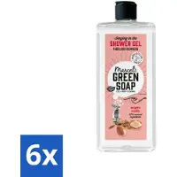 Marcel's Green Soap - Douchegel - Argan & Oudh - Verzorgend & zacht - 300 ml - Voordeelverpakking - 6 stuks