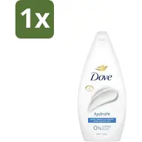 Dove 1 x Douchecrème - Hydrate - 450 ml - Douchegel - Hydraterende Douchegel - Zachte Huid - Droge Huid Verzachten - Mild Reinigen