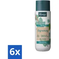 Kneipp 6 x - Douchegel - Refreshing - Mint Eucalyptus - 200 ml - Douchegel - Verfrissend - Eucalyptus - Mint - Natuurlijke Oliën