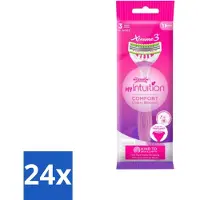 Wilkinson Sword Wilkinson - Wegwerpscheermesjes - Xtreme 3 Beauty - Comfortabel - 1 scheermesje - Voordeelverpakking - 24 stuks
