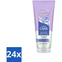 Andrélon 24 x – Shampoo Scrub – Anti Roos – 200 ml - Droge Hoofdhuid - Gevoelige Hoofdhuid - Roos - Hoofdhuid Reinigen - Zuivere Hoofdhuid