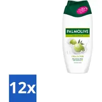 Palmolive 12 x Naturals - Olijf & Melk - Douchecrème - Natuurlijk & Verzachtend - 250 ml - Douchecrème - Olijf & Melk - Natuurlijke Ingrediënten - Vegan - Hydraterende