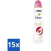 Dove 15 x Deodorant Spray - Granaatappel & Citroenverbena - 150 ml - Deodorant Spray - Anti-Transpirant - Zweetbehandeling - Geurbeleid - Okselhuid Verzorging