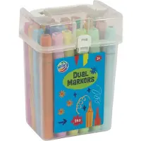 Moxy Dual Markers Pastel 24 Stuks In Box Verschillende verschillende Stift