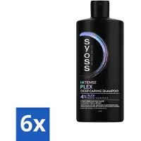 Syoss 6 x - Plex - Shampoo - Langdurige Styling - 440ml - Haar Herstel - Beschadigd Haar - Haarversterking - Glans Shampoo - Plex Shampoo