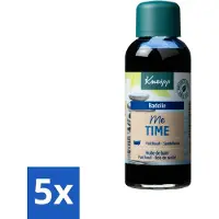 Kneipp 5 x - Badolie - Me-Time - Patchouli & Sandelhout - 100 ml - Badolie - Ontspanning - Selfcare - Patchouli - Sandelhout