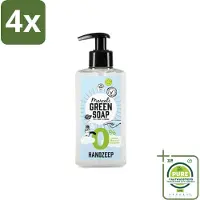 Marcel's Green Soap - Handzeep 0% - Zachte verzorging - 250 ml - Voordeelverpakking - 4 stuks - Handzeep - Biologische zeep