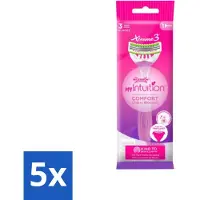 Wilkinson Sword 5 x Wilkinson - Wegwerpscheermesjes - Xtreme 3 Beauty - Comfortabel - 1 scheermesje - Scheermesje Vrouw - Wegwerpscheermesje - Vrouwelijke Huid - Comfortabel Scheren - Huidverzorging