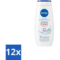 Nivea - Douchecrème - Beschermend - Langdurig Gezond Huidgevoel - 250 ml - Voordeelverpakking - 12 stuks