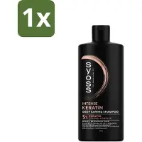 Syoss 1 x - Keratin - Shampoo - Langdurige Styling - 440ml - Keratine Shampoo - Haarversterking - Breekbaar Haar - Haarherstel - Keratine Haar
