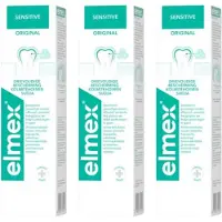 Elmex Tandpasta Sensitive Original - 3 x 75 ml - Voordeelverpakking