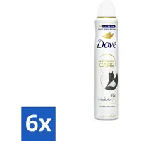 Dove 6 x Deodorant Spray - Invisible Dry - 200 ml - Deodorant - Antitranspirant - Onzichtbare Bescherming - 72 Uur Bescherming - Deodorant Spray