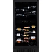 Dunavox Sera-58 Wijnkoelkast DX-58.258DMB 2 Zones Mat Zwart