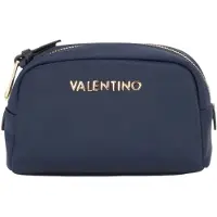 Valentino cosmetische tas Joy Soft Cosmetic Case Blu donkerblauw
