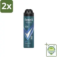 Rexona Men - Deodorant Spray - Cobalt Dry - Sportieve Frisheid - 150 ml - Voordeelverpakking - 2 stuks - Men - Antitranspirant