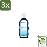 Weleda 3 x - Reiniger & Toner 2‑in‑1 - 100 ml - Grootverpakking - Reiniger - Toner - Gezichtsreiniger - 2-in-1 - Natuurlijke Reiniging