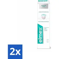 Elmex 2 x - Tandpasta - Sensitive Plus - Complete Care - 75 ml - Tandpasta Gevoelige Tanden - Tandpasta Glazuurherstel - Tandpasta Pijnverlichting - Tandpasta Tandvlees - Sensitive Plus