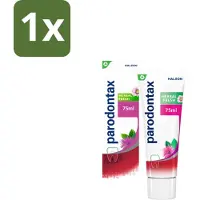 Parodontax 1 x - Tandpasta - Herbal Fresh - Bergamot & Mint - 75 ml - Tandpasta Bergamot Mint - Gezond Tandvlees - Bloedend Tandvlees - Tandplak Verwijderen - Fluoride