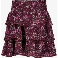 TwoDay meisjes rok met bloemenprint paars maat 110/116