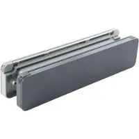 Homebox - de isolerende, tochtvrije en geluiddempende brievenbus – buitendeel aluminium antracietgrijs RAL7016 - binnendeel in aluminium gespoten