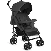 Lionelo Irma kinderwagen, compact en inklapbaar, reisbuggy met ligstand, kleur: grijstone