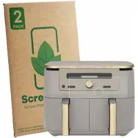 ScreenLeaf 2 Stuks Screenprotector voor Ninja Max 6-in-1 AirFryer DZ400EU - Hoogwaardige Beschermfolie transparant
