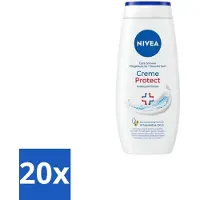 Nivea 20 x - Douchecrème - Beschermend - Langdurig Gezond Huidgevoel - 250 ml - Douchecrème - Huidbescherming - Hydratatie - Vitamine C - Vitamine E