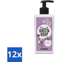 Marcel's Green Soap 12 x - Handzeep - Lavendel & Rozemarijn - Zachte verzorging - 250 ml - Handzeep - Lavendel - Rozemarijn - Biologische Zeep - Natuurlijke Zeep