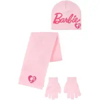 Barbie winterset kids sjaal muts handschoenen