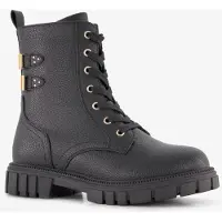Blue Box meisjes veterboots zwart maat 33