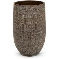 HS Potterie Vaas tokio d19h30cm bruin