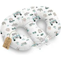 Totsy Baby Borstvoedingskussen Tweeling Voedingskussen Baby - 90x50 cm - Ergonomisch Positioneringskussen Materniteit Multifunctioneel Ondersteuning Zacht Afneembare Hoes Oeko-Tex Afrika