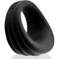 Hünkyjunk - Expander - Scoop-Style Cockring - Zwart