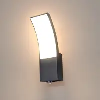 DNA Buitenlamp - Buitenlamp met Bewegingssensor - Buitenlamp met Sensor - Zwart - 11cm x 7cm x 23cm