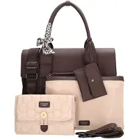 Charm London Luiertas Bond Donker Bruin