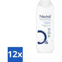 Neutral 12 x - Shampoo - Gevoelige huid - 250 ml - Shampoo - Shampoo Gevoelige Hoofdhuid - Shampoo Zonder Parfum - Shampoo Zonder Kleurstoffen - Shampoo Zonder Parabenen