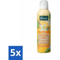 Kneipp 5 x - Douche schuim - Morning Kiss - Oranjebloesem - 200 ml - Douche Schuim - Oranjebloesem Geur - Natuurlijke Schuim - Huid Verzorging - Ochtend Douche