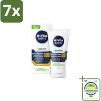 Nivea 7 x MEN - Sensitive - Gezichtscrème met SPF 15 - 75 ml - Grootverpakking - Gevoelige Huid - Gezichtscreme - SPF 15 - Zonbescherming - Kamille