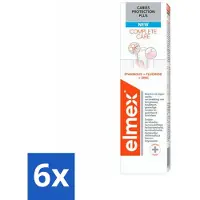 Elmex 6 x - Tandpasta - Caries Protection Plus - Complete Care - 75 ml - Tandpasta - Caries Bescherming - Tandvlees - Tandglazuur - Mondverzorging