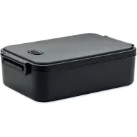 Midocean Grote PP lunchbox met luchtdicht deksel, siliconen ventiel en sluiting met twee zijsluitingen. Inhoud: 2200ml.