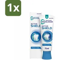 Sensodyne 1 x - Tandpasta - ProGlasur Active Shield - Fresh Mint - Frisse Munt - 75 ml - Glazuurbescherming - Tandpasta - Gaatjes - Suikerzuren - Cariës