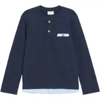 s.Oliver Shirt navy / lichtblauw