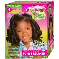 African Pride - Dream Kids - Olive Miracle - Crème on Crème - Children's Regular - Behandelkit - 4 behandelingen