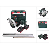 Metabo KS 18 LTX 66 BL Accucirkelzaag 18 V 165 mm + 2x accu 5,5 Ah + lader + afkortzaag + metaBOX