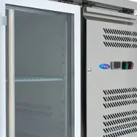 Maxima Koelwerkbank - 417 L - 180 cm - 3 Glazen Deuren