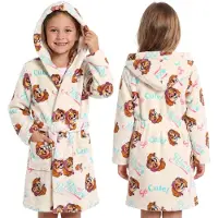 Sarcia.eu Paw Patrol SKYE Meisjesbadjas met riem, WARME gebonden ochtendjas met zakken, ZACHTE huisjas OEKO-TEX 110/116