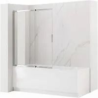 REA Badwand Schuifbaar Dario Chrome 120