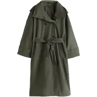 Next - Dames - Regenbestendige trenchcoat - Groen